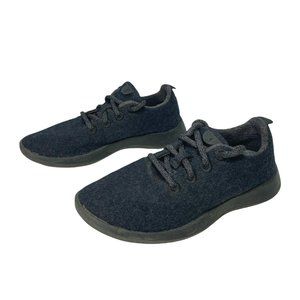 Allbirds Womens Black 0919 Low Top Lace Up Wool Runners Sneaker Shoes - Size 6